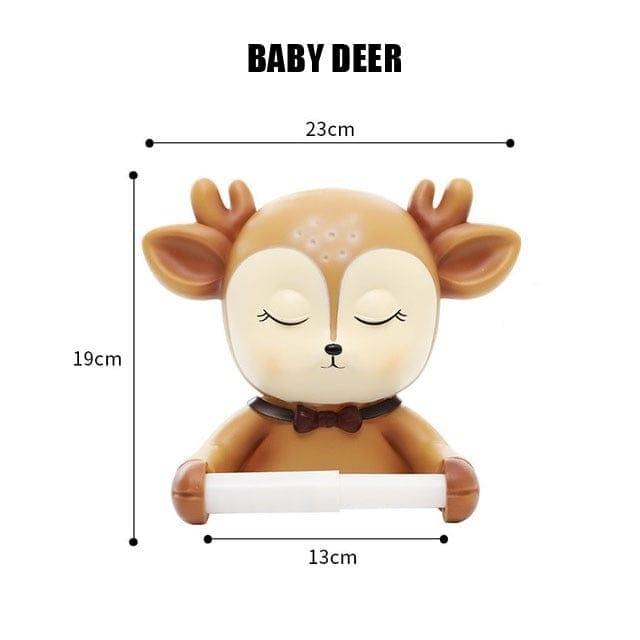 Shop 0 baby deer Gazele Toilet Paper Holder Mademoiselle Home Decor