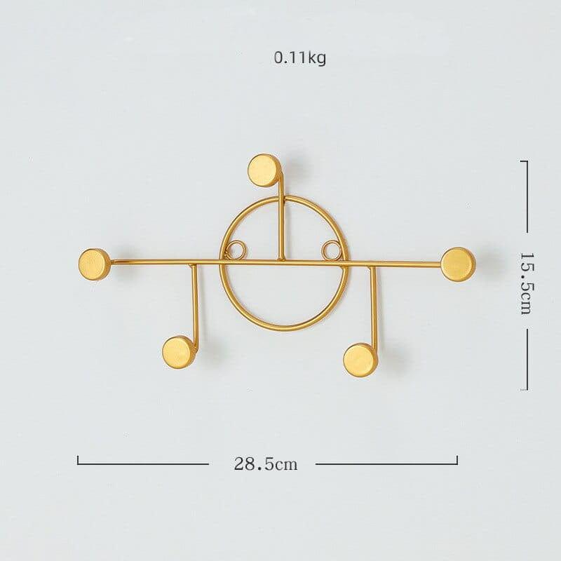 Shop 0 Round golden S Gereom Wall Hook Mademoiselle Home Decor