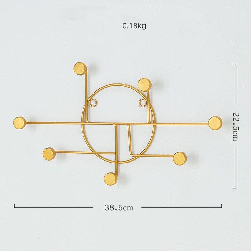 Shop 0 Round golden L Gereom Wall Hook Mademoiselle Home Decor