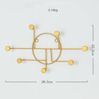 Shop 0 Round golden L Gereom Wall Hook Mademoiselle Home Decor