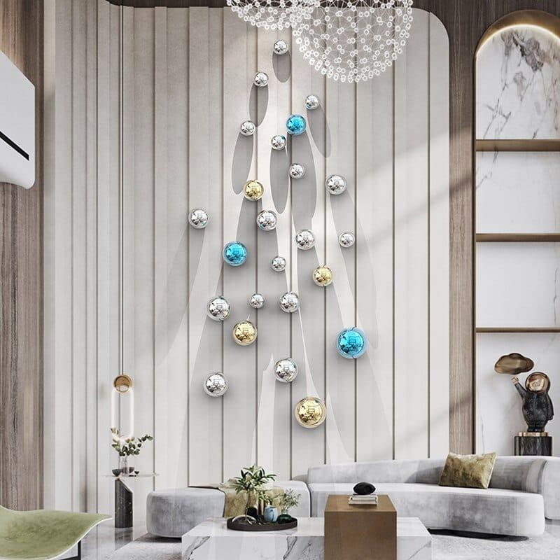 Shop 0 Nordic Decorative Ball Living Room Wall Decoration Ball Home Accessories Hotel Commercial Space Shop Wall Hanging Mademoiselle Home Decor