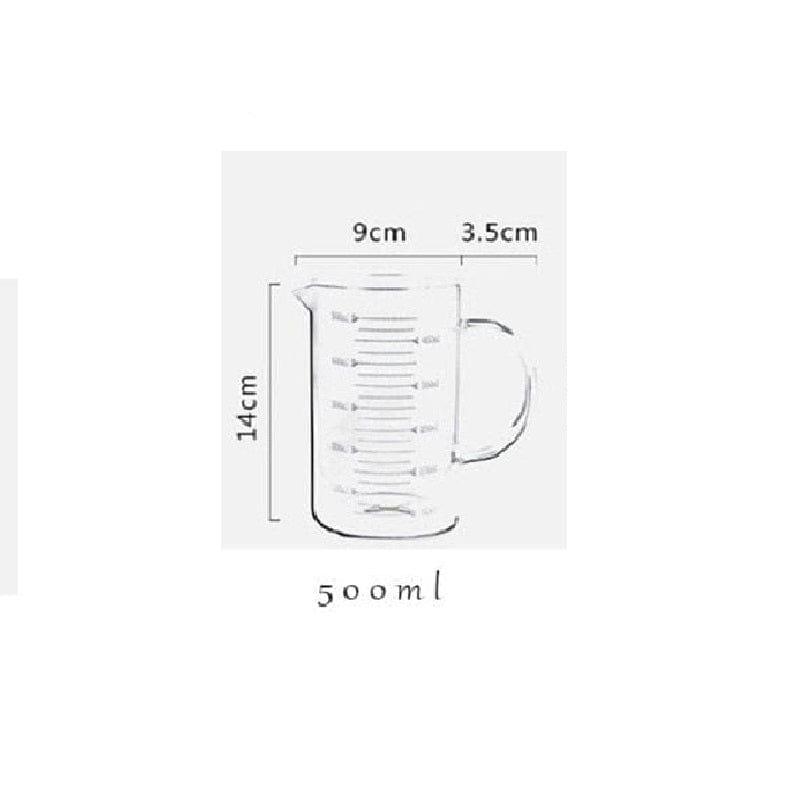 Shop 0 500ml Glass Measuring Jug Mademoiselle Home Decor