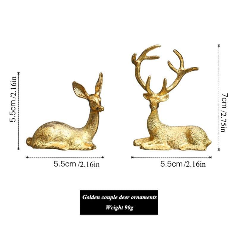 Shop 0 Golden deer C Gogh Deer Decor Mademoiselle Home Decor