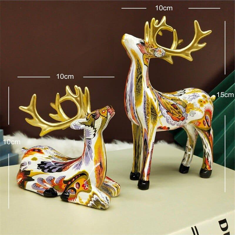 Shop 0 Colorful deer A Gogh Deer Decor Mademoiselle Home Decor