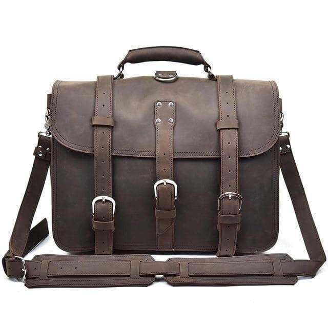 Shop Dark brown Gordes Messenger Bag Mademoiselle Home Decor