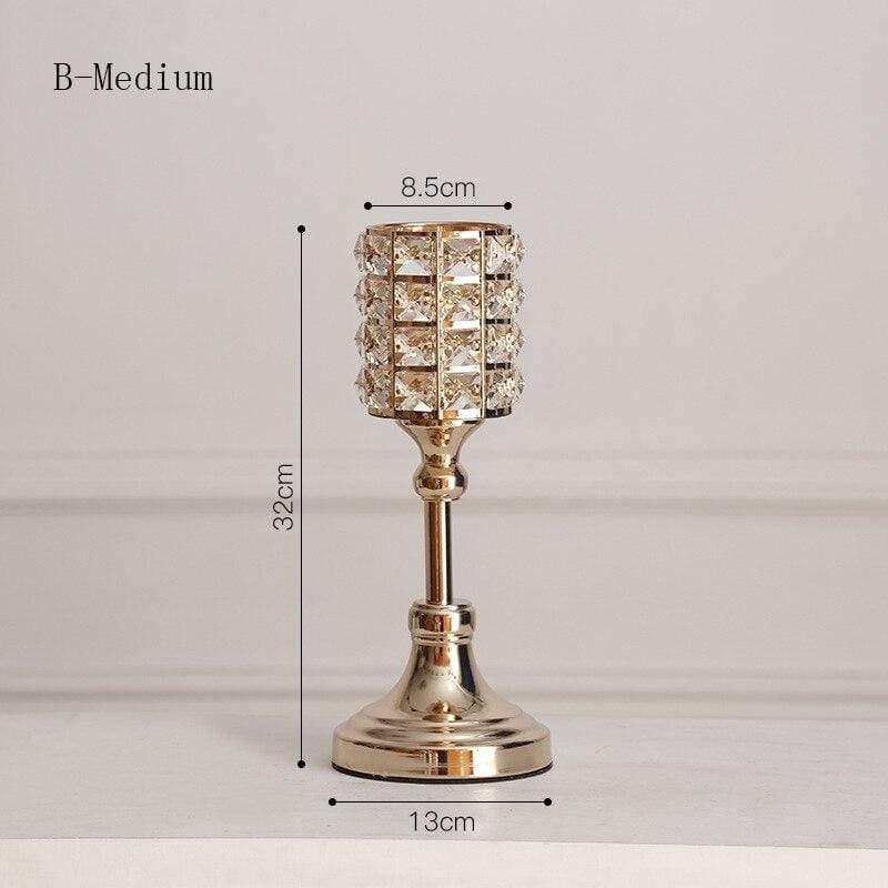 Shop 0 B-Medium Grand Candle Holder Mademoiselle Home Decor