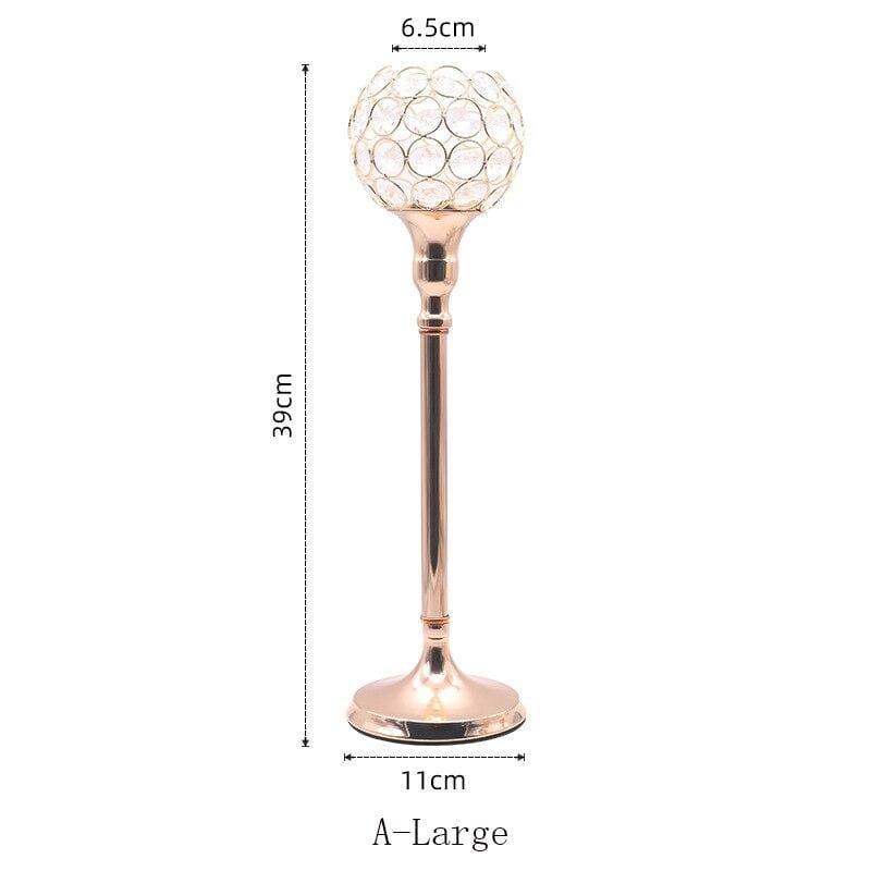 Shop 0 A-Large Grand Candle Holder Mademoiselle Home Decor