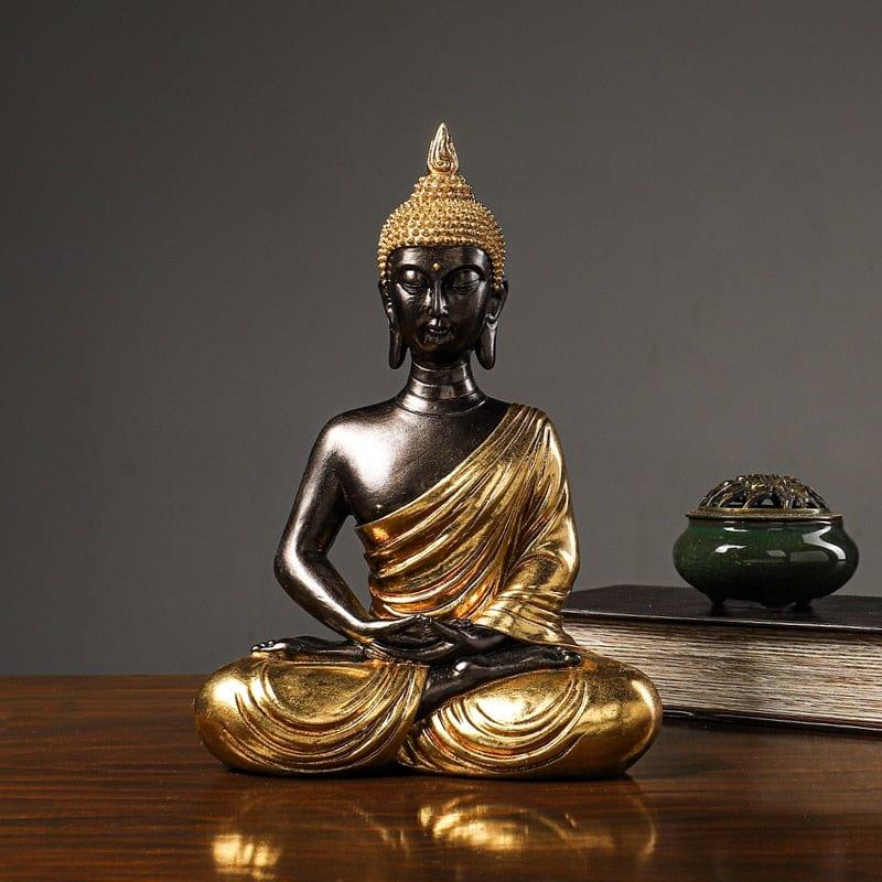 Shop 0 Grateful Buddha Sculpture Mademoiselle Home Decor