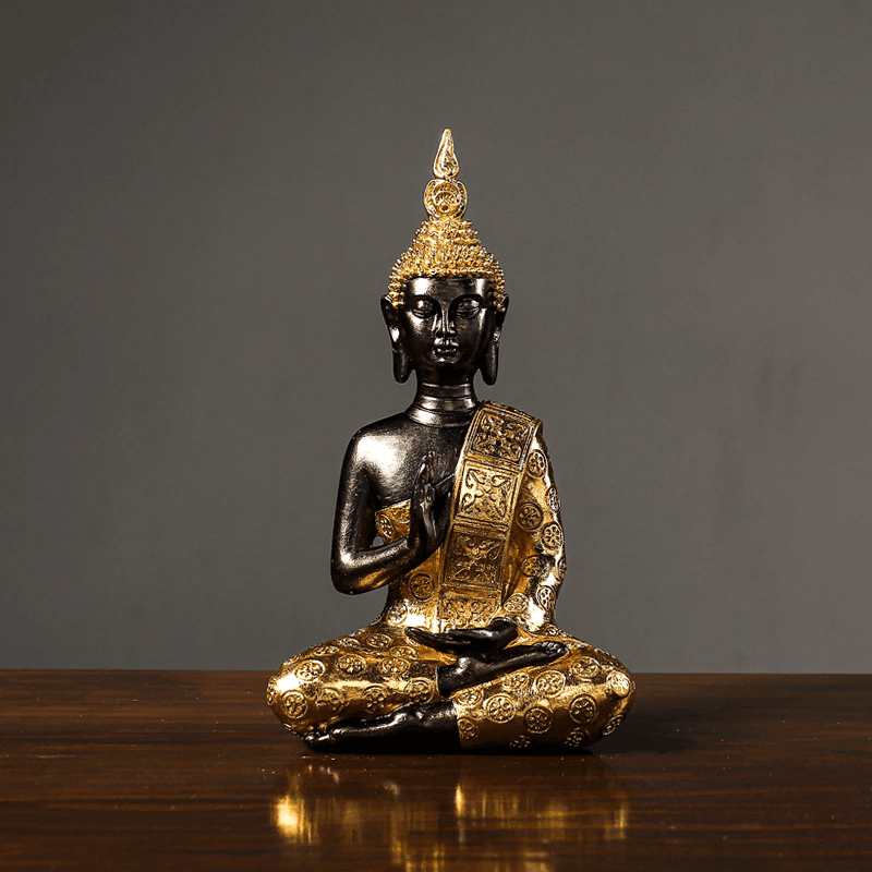 Shop 0 Grateful Buddha Sculpture Mademoiselle Home Decor