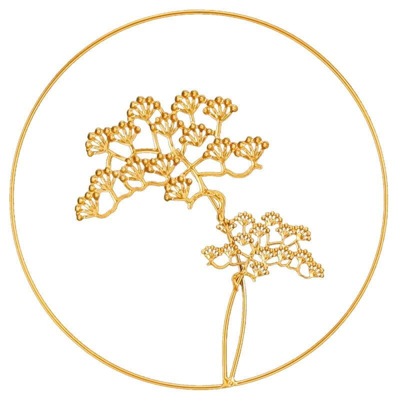 Shop 0 22x22cm Nordic Leaf Shape Wall Decor Iron Light Luxury Gold Palm Maple Leaf Wall Hanging Pendant Ornaments Home Decoration Accessories Mademoiselle Home Decor