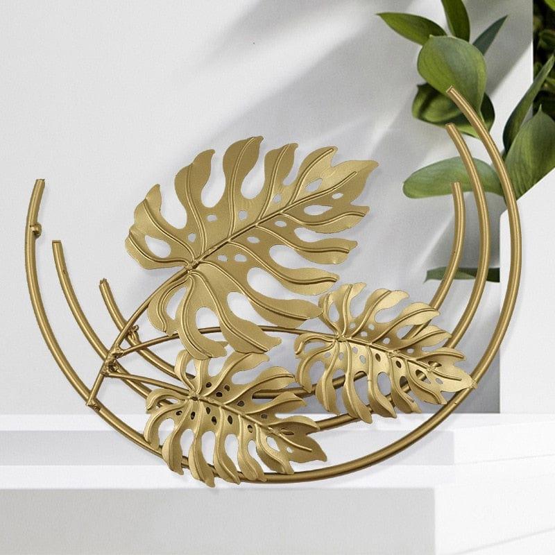 Shop 0 Nordic Leaf Shape Wall Decor Iron Light Luxury Gold Palm Maple Leaf Wall Hanging Pendant Ornaments Home Decoration Accessories Mademoiselle Home Decor