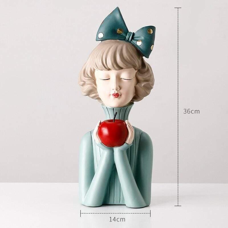 Shop 200044142 Blue Hana Sculpture Mademoiselle Home Decor