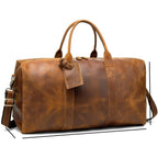 Shop 0 Brown Hanley Leather Duffel Bag Mademoiselle Home Decor