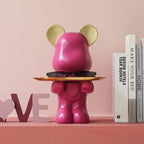 Shop 0 Fashion Bear Figurine Modern Home Decor Porch Key Storage Box Nordic Bedroom Living Room Kid Room Accessories Ornaments Present Mademoiselle Home Decor