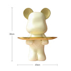 Shop 0 Fashion Bear Figurine Modern Home Decor Porch Key Storage Box Nordic Bedroom Living Room Kid Room Accessories Ornaments Present Mademoiselle Home Decor