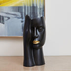 Shop 200001438 Black Haruto Vase Mademoiselle Home Decor