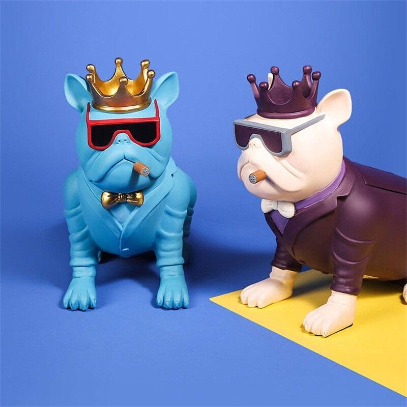 Shop 0 New Resin Sunglasses  Cool Dog Statue Creative abstract Sculpture Home Office Desk Decor Birthday Gift Decoration Mademoiselle Home Decor