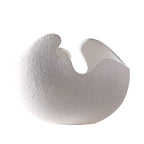 Shop 200001438 White Hatched Vase Mademoiselle Home Decor