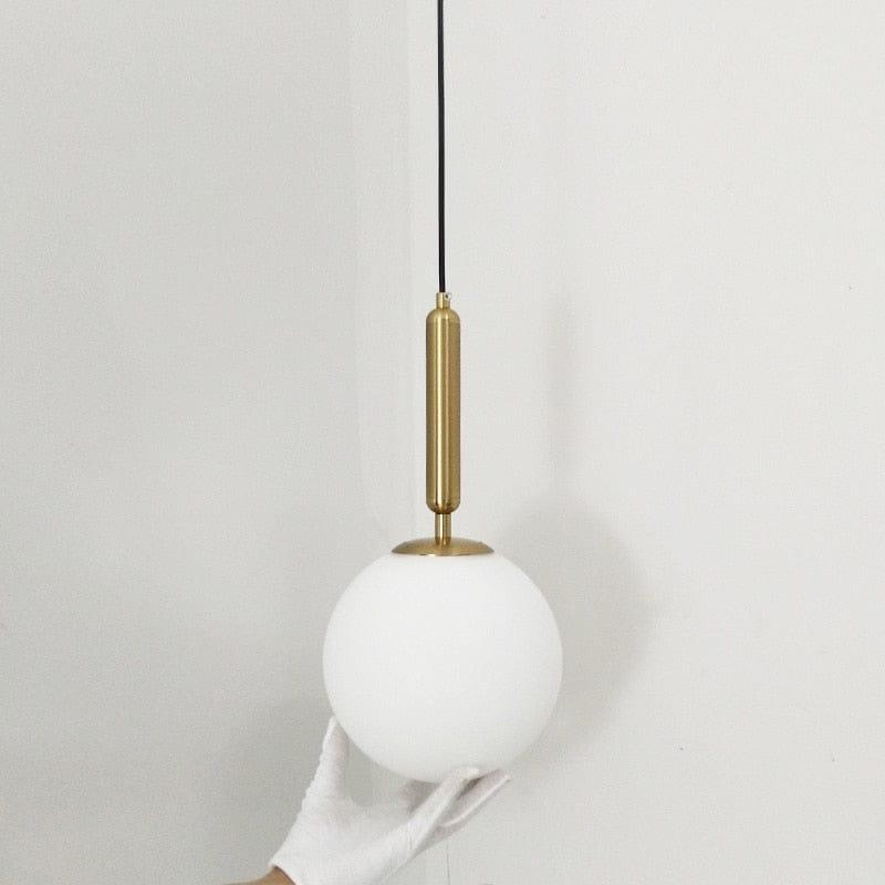 Shop 0 Modern Pendant Lamp Luxurious Gold Glass Ball Lampshade Hanging Lights Fixtures For Dining Room Bedroom Decoration Lighting Mademoiselle Home Decor