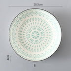 Shop 0 6 - 3Pcs / 8 inch Helios Plate (3pcs) Mademoiselle Home Decor