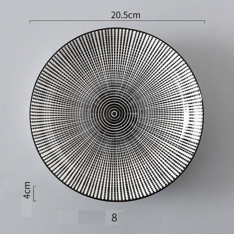 Shop 0 8 - 3Pcs / 8 inch Helios Plate (3pcs) Mademoiselle Home Decor
