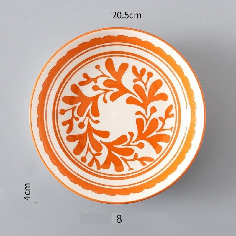 Shop 0 12 - 3Pcs / 8 inch Helios Plate (3pcs) Mademoiselle Home Decor
