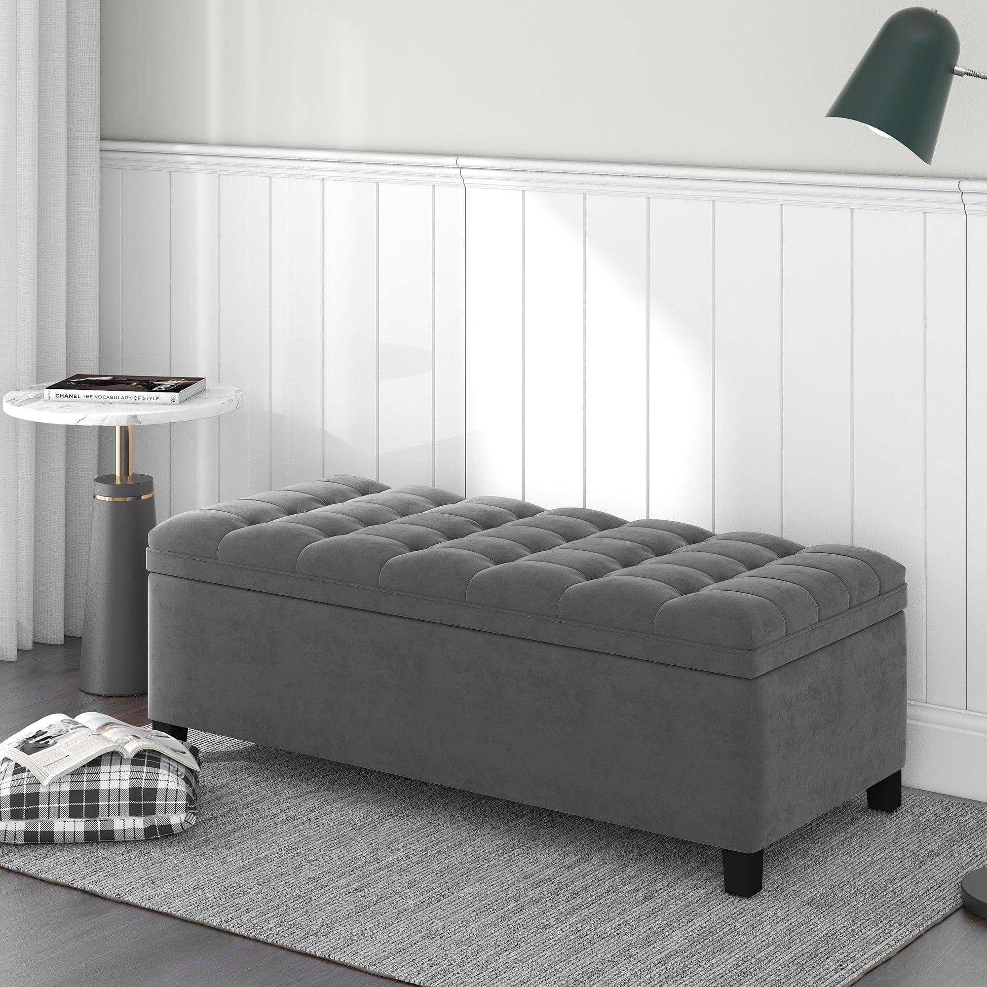 Shop Helios Storage Bench Mademoiselle Home Decor