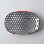 Shop 0 12 / 10 inches 10 Inch Ceramic Fish Plate Oval Dinnet Dish Underglaze Color Porcelain Tableware CZY-B1021 Mademoiselle Home Decor