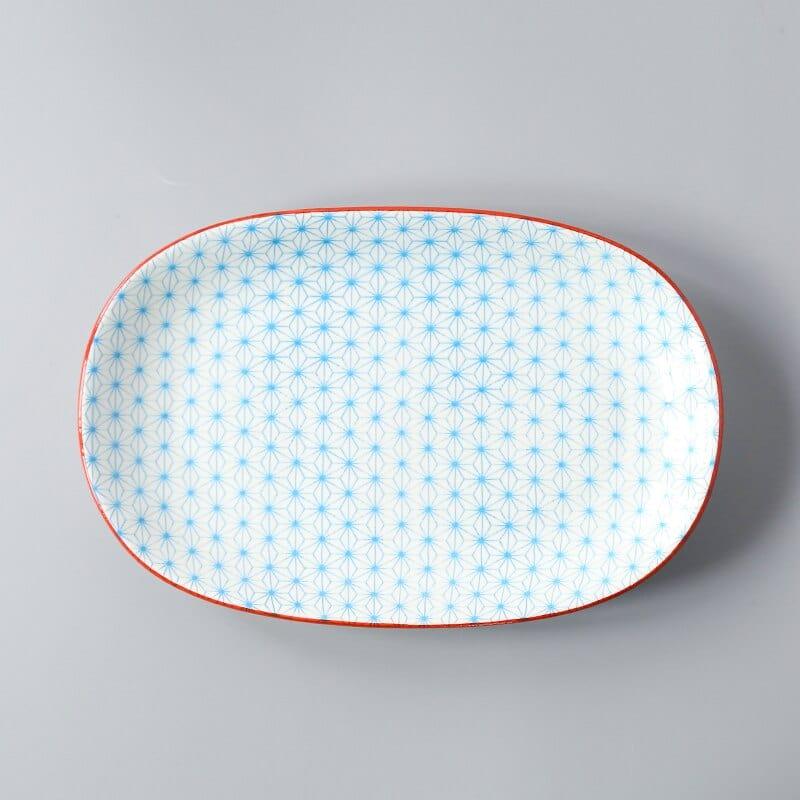 Shop 0 17 / 10 inches 10 Inch Ceramic Fish Plate Oval Dinnet Dish Underglaze Color Porcelain Tableware CZY-B1021 Mademoiselle Home Decor