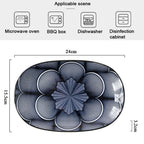 Shop 0 10 Inch Ceramic Fish Plate Oval Dinnet Dish Underglaze Color Porcelain Tableware CZY-B1021 Mademoiselle Home Decor