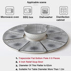 Shop 0 13 9 Pcs Platter Combo Ceramic Plate Set 8 Inch Soup Bowl Porcelain Tableware Underglaze Color Suitable Oven Dishwasher CZY1042 Mademoiselle Home Decor