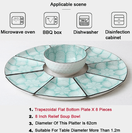 Shop 0 8 Hercules Plate (8pcs) Mademoiselle Home Decor