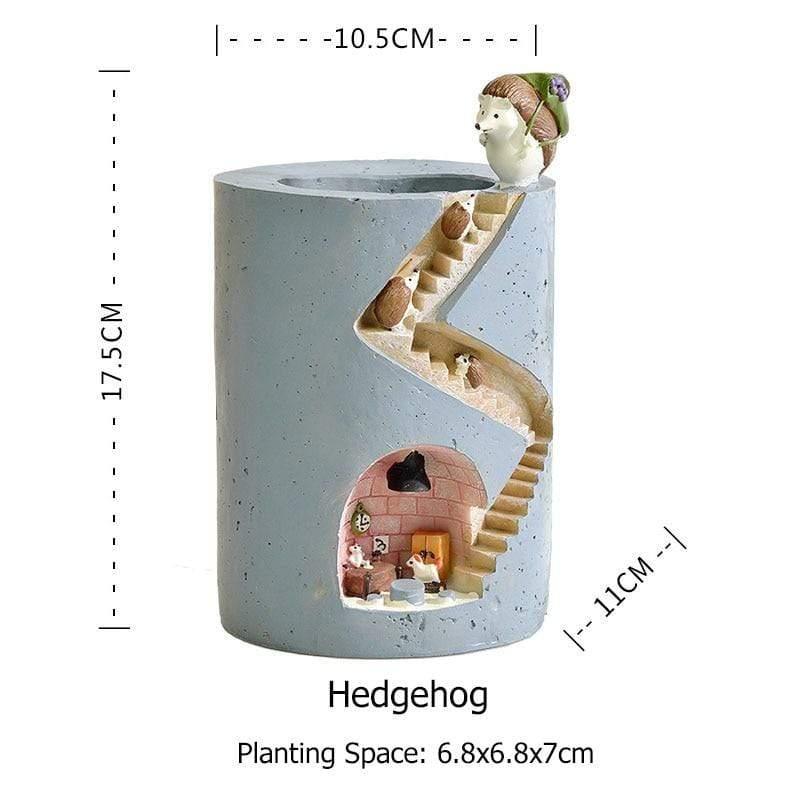 Shop 100005865 Hedgehog Hermane Pot Mademoiselle Home Decor