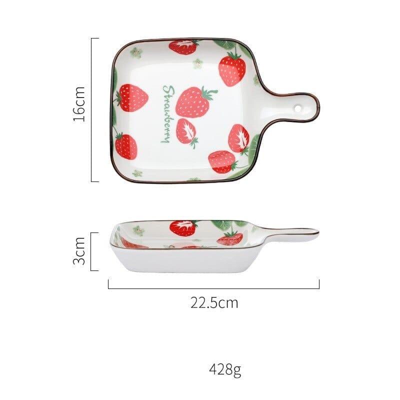 Shop 0 Strawberry Hiko Tray Mademoiselle Home Decor