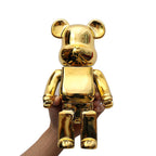 Shop 0 Bearbrick Home Decoration 28Cm Bearbrick 400% Be@rbrick Games New Year's Gift Tide Play Model Plating Resin Electronic Games Kids Toys Mademoiselle Home Decor