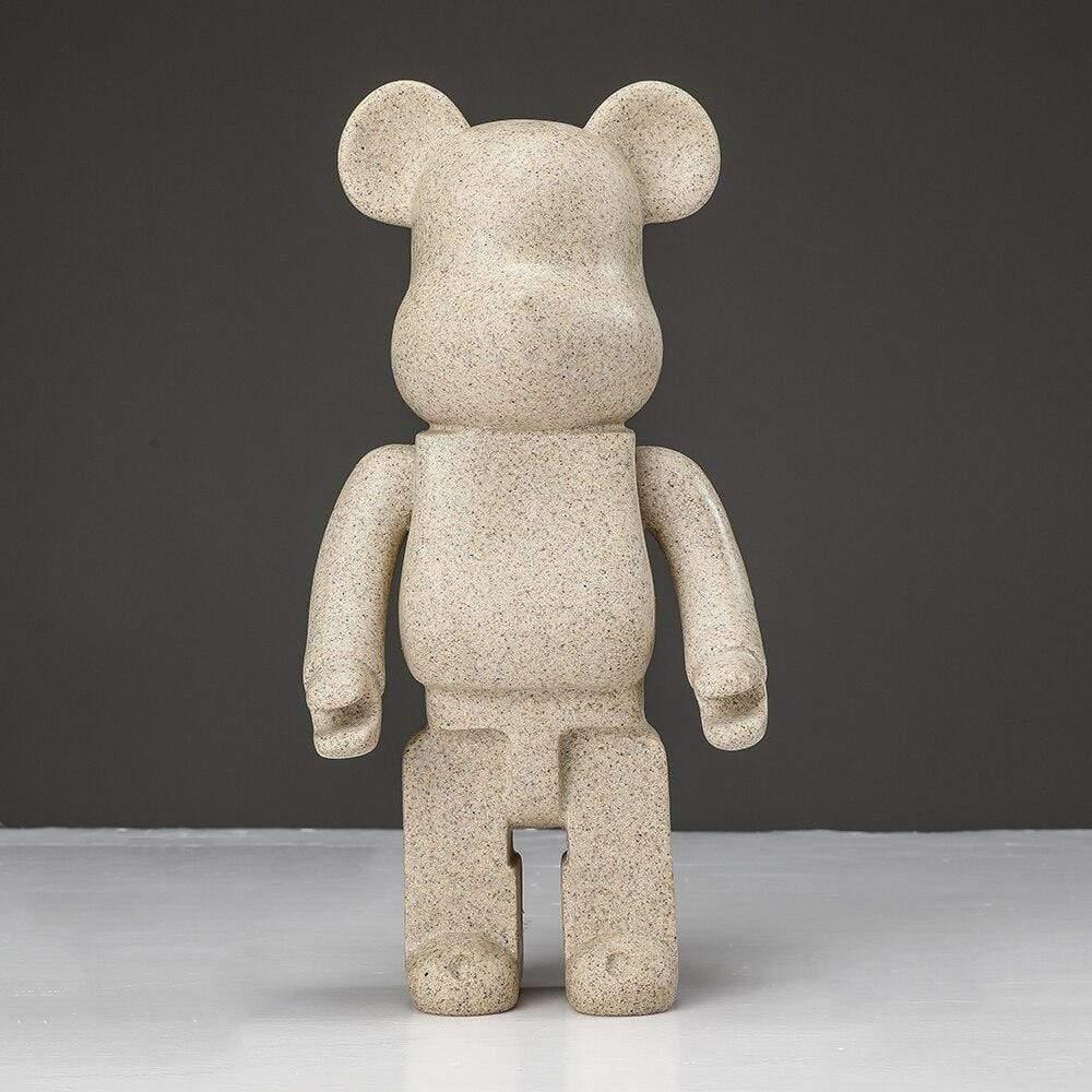Shop 0 Home Decoration 28Cm Bearbrick 400% Be@rbrick Games New Year's Gift Tide Play Model Plating Resin Electronic Games Kids Toys Mademoiselle Home Decor