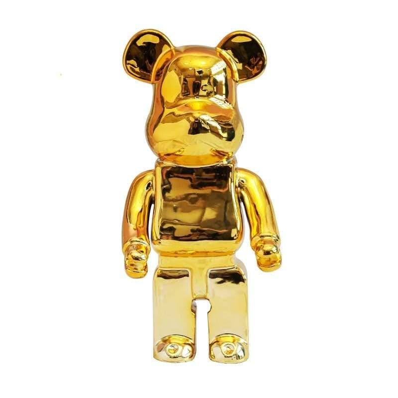 Shop 0 Ceramics Bearbrick 1 Home Decoration 28Cm Bearbrick 400% Be@rbrick Games New Year's Gift Tide Play Model Plating Resin Electronic Games Kids Toys Mademoiselle Home Decor