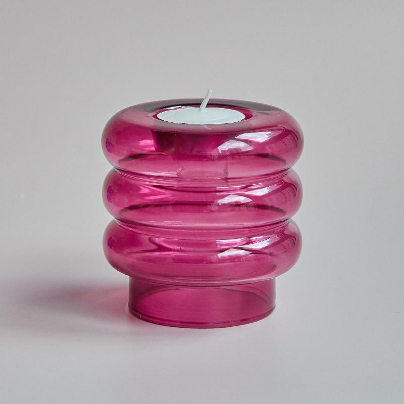 Shop 0 Purple Pink Dual Purpose Candlestick Taper Candle Holders Tealight Candlesticks for Home Wedding Decoration Party Vase Table Centerpiece Mademoiselle Home Decor