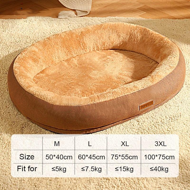 Shop 0 Chocolate / M 50x40cm HOOPET Winter Comfortable Pet Mat Bed for Dogs Cats Fluff Sleeping Pad  Dog Sofa Cushion Pet Calming Dog Bed House Pet Supplies Mademoiselle Home Decor