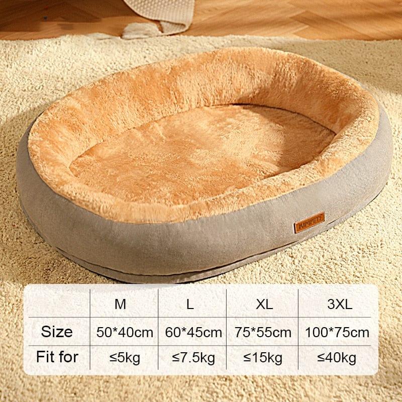 Shop 0 Gray / M 50x40cm HOOPET Winter Comfortable Pet Mat Bed for Dogs Cats Fluff Sleeping Pad  Dog Sofa Cushion Pet Calming Dog Bed House Pet Supplies Mademoiselle Home Decor