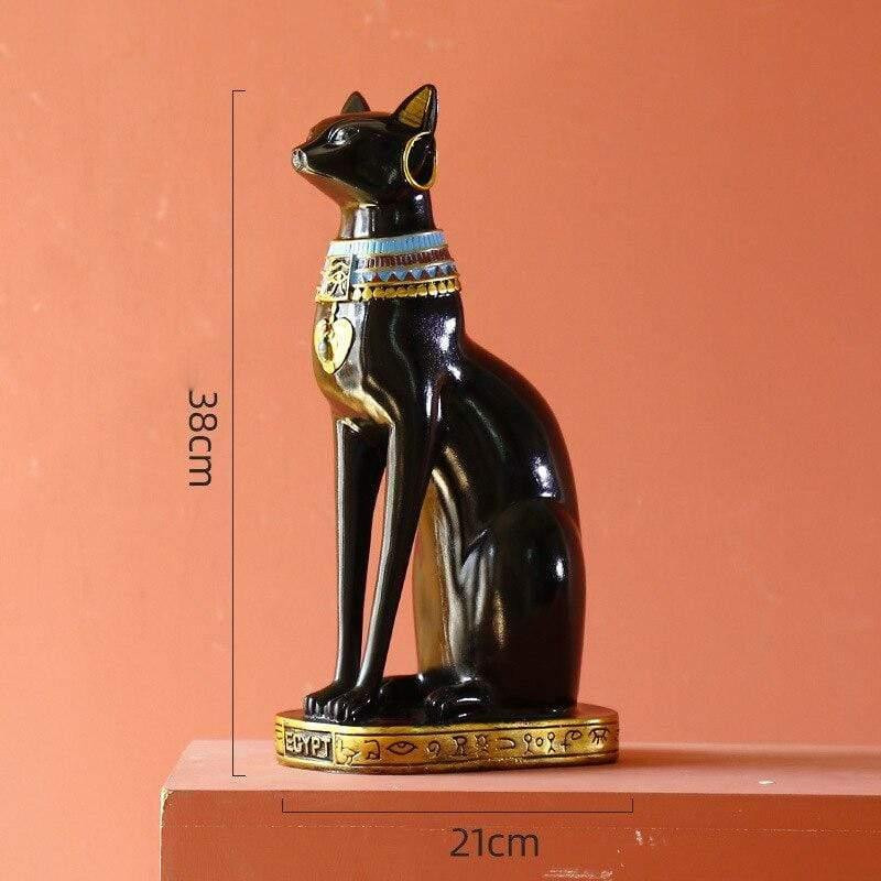 Shop 0 Style 3 Vintage Resin Egyptian Cats God Sculpture Decoration Classical Bar Living Room Desk TV Cabinet Wedding Gifts Figurines Mademoiselle Home Decor