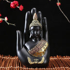 Shop 0 2020 Buda Statue Thailand Buddha Sculpture Green Resin Hand Made Buddhism Hindu Fengshui Figurine Meditation Home Decoration Mademoiselle Home Decor