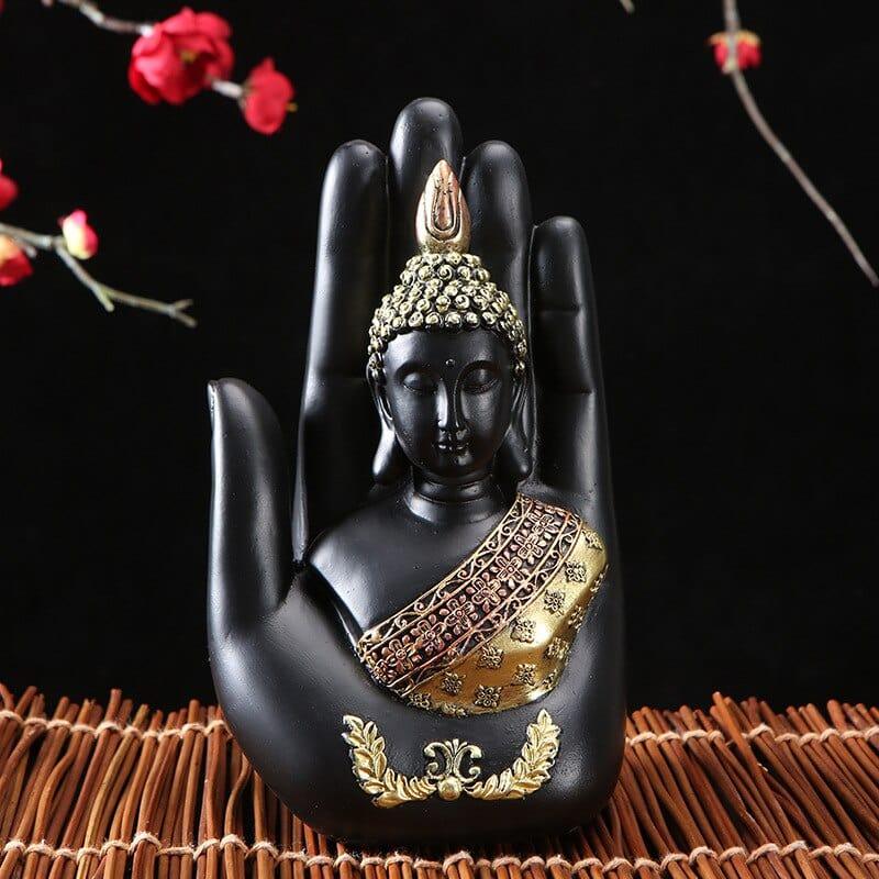 Shop 0 2020 Buda Statue Thailand Buddha Sculpture Green Resin Hand Made Buddhism Hindu Fengshui Figurine Meditation Home Decoration Mademoiselle Home Decor