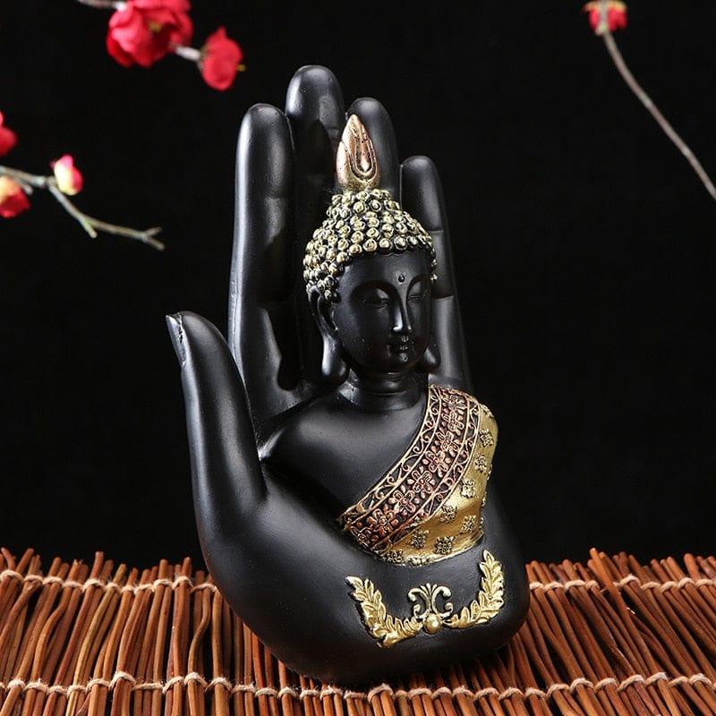 Shop 0 2020 Buda Statue Thailand Buddha Sculpture Green Resin Hand Made Buddhism Hindu Fengshui Figurine Meditation Home Decoration Mademoiselle Home Decor