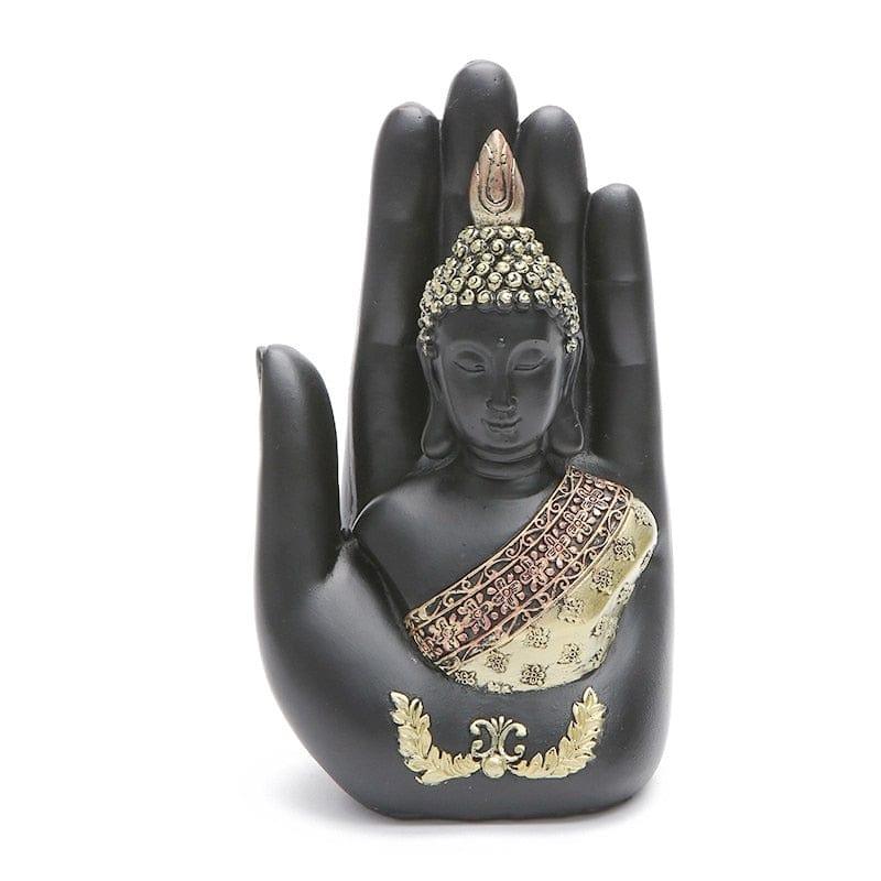 Shop 0 2020 Buda Statue Thailand Buddha Sculpture Green Resin Hand Made Buddhism Hindu Fengshui Figurine Meditation Home Decoration Mademoiselle Home Decor