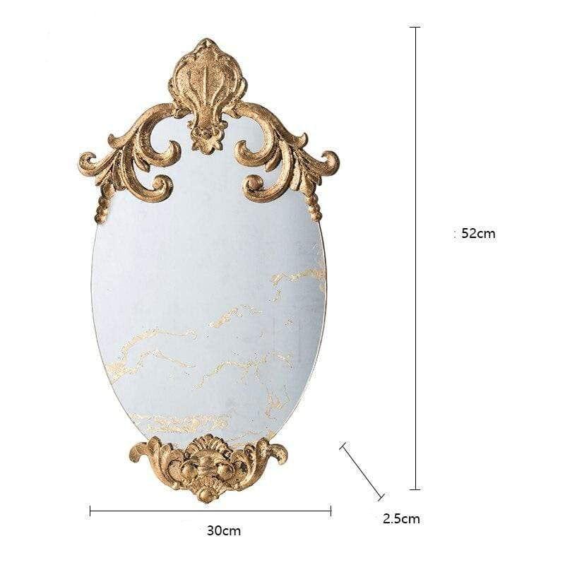 Shop 0 Gold Ilaria Mirror Mademoiselle Home Decor