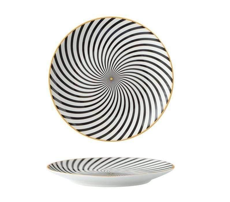 Shop 127824003 B / 6 Inches Iris Plate Set Mademoiselle Home Decor