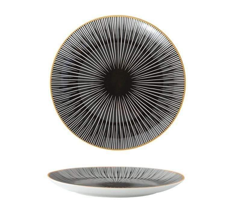 Shop 127824003 D / 6 Inches Iris Plate Set Mademoiselle Home Decor