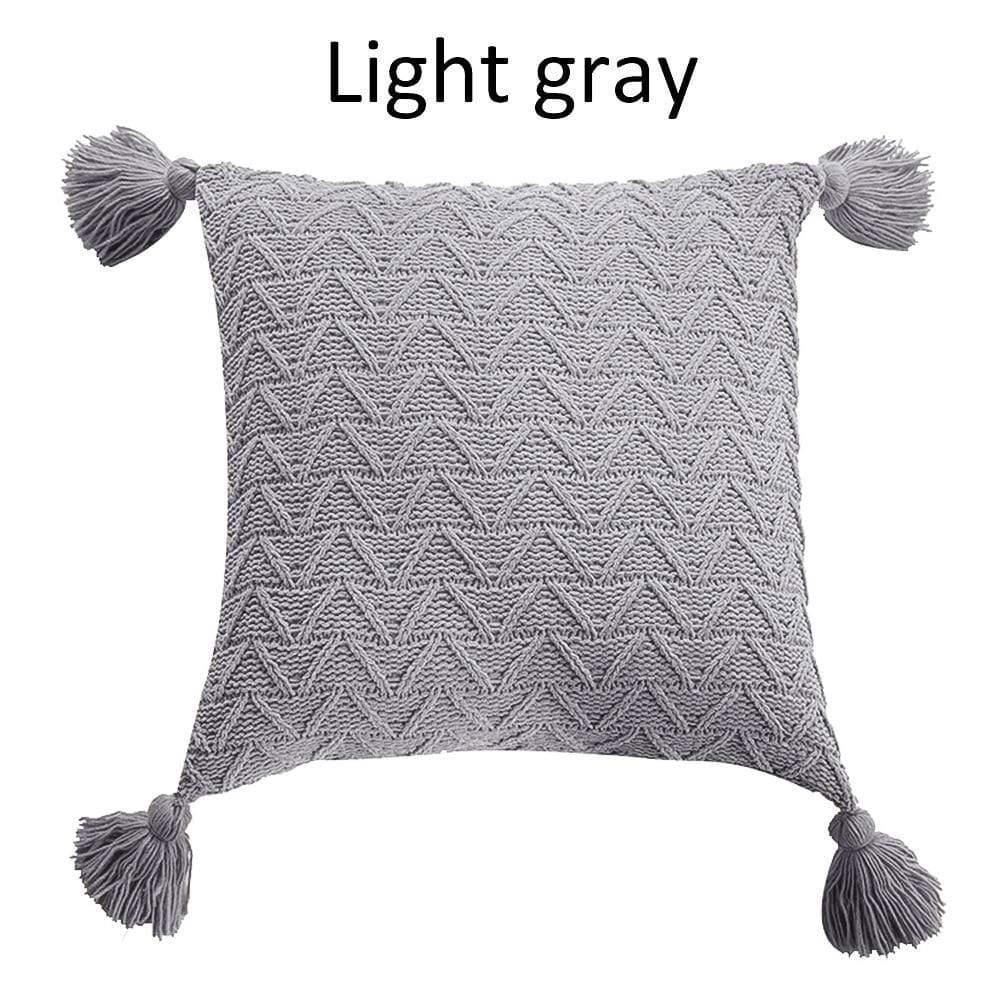Shop 40507 Light gray Iyla Cushion Cover Mademoiselle Home Decor
