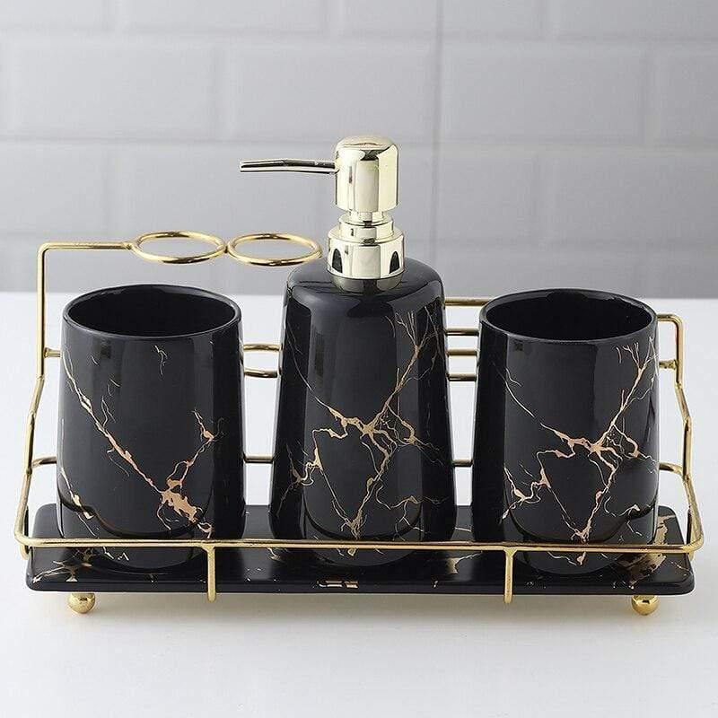 Shop 0 black 4pcs (2) Jador Dispenser Mademoiselle Home Decor